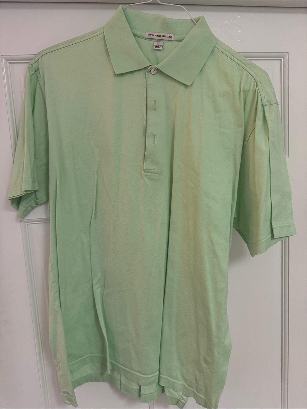 Peter Millar Light Mint Green Short-Sleeve Polo